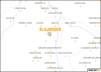 map of Alejandro