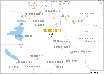 map of Alek Dārī