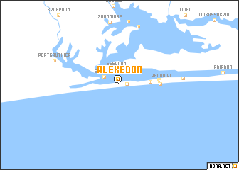 map of Alekédon