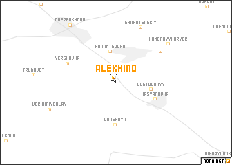 map of Alekhino