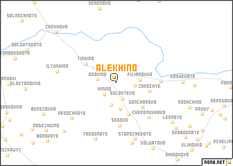 map of Alëkhino