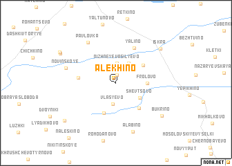 map of Alekhino