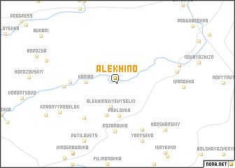 map of Alëkhino