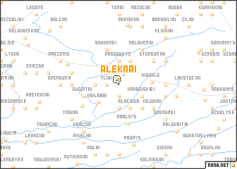 map of Aleknai