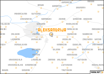 map of Aleksandrija