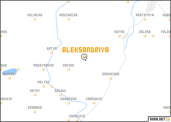 map of Aleksandriya