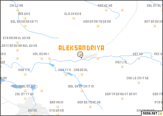 map of Aleksandriya