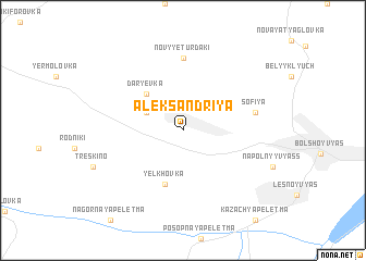 map of Aleksandriya