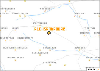 map of Aleksandrodar