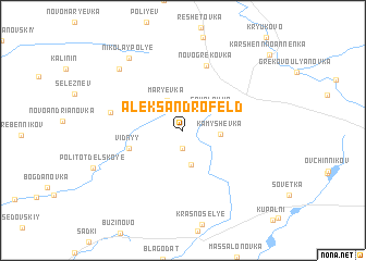 map of Aleksandrofel\