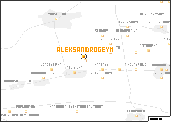 map of Aleksandrogeym