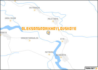 map of Aleksandro-Mikhaylovskoye