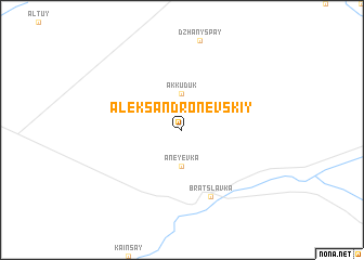map of Aleksandro-Nevskiy