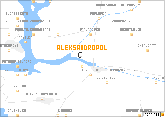 map of Aleksandropolʼ