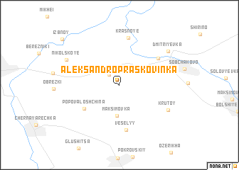 map of Aleksandro-Praskov\