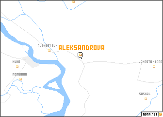 map of Aleksandrova