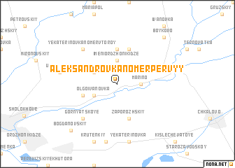 map of Aleksandrovka Nomer Pervyy