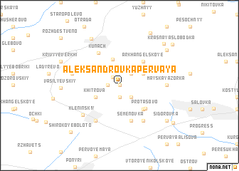 map of Aleksandrovka Pervaya