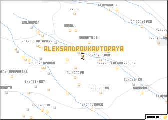 map of (( Aleksandrovka Vtoraya ))