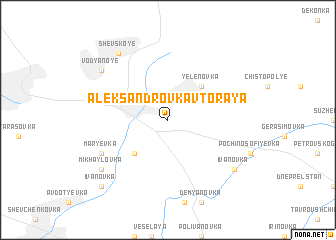 map of Aleksandrovka Vtoraya