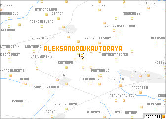 map of Aleksandrovka Vtoraya