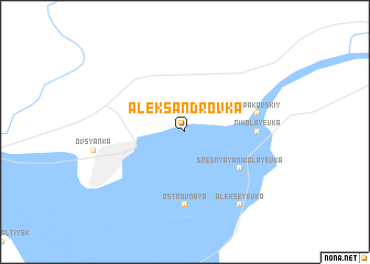 map of Aleksandrovka