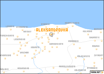 map of Aleksandrovka