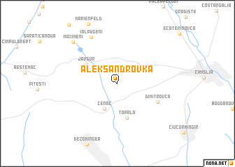 map of Aleksandrovka