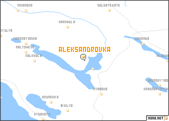 map of Aleksandrovka