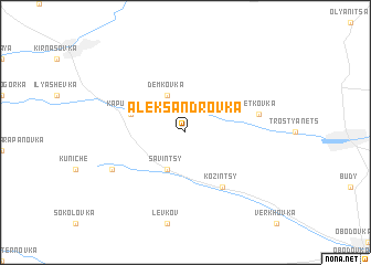 map of Aleksandrovka