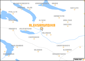 map of Aleksandrovka