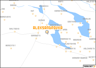 map of Aleksandrovka