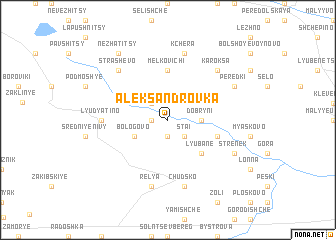 map of Aleksandrovka