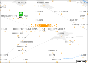 map of Aleksandrovka