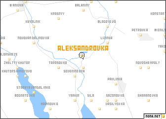 map of Aleksandrovka