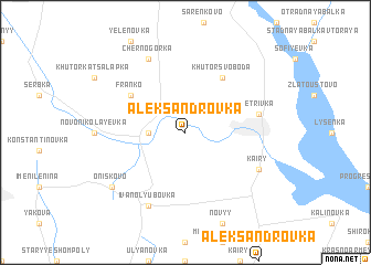 map of Aleksandrovka