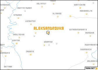 map of Aleksandrovka