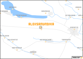 map of Aleksandrovka