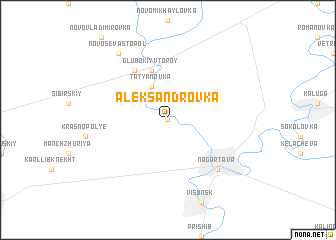 map of Aleksandrovka