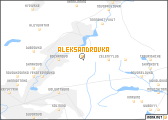 map of Aleksandrovka