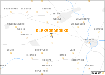 map of Aleksandrovka