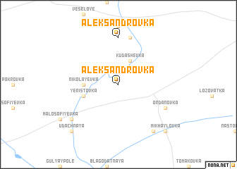 map of Aleksandrovka