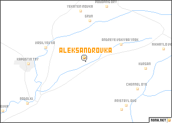 map of Aleksandrovka