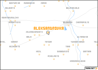 map of Aleksandrovka