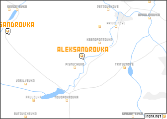 map of Aleksandrovka