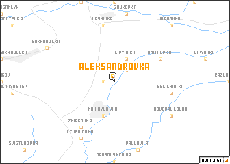 map of Aleksandrovka