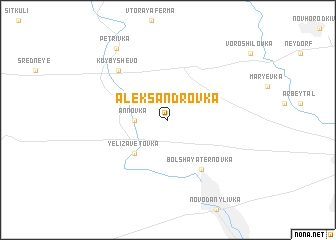 map of Aleksandrovka