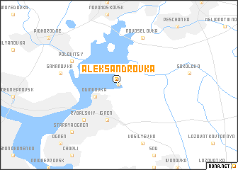 map of Aleksandrovka