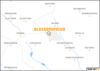 map of Aleksandrovka