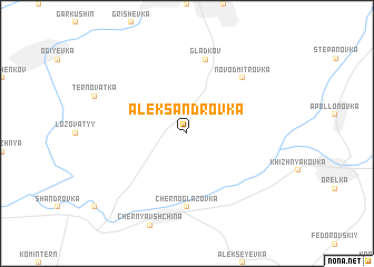 map of Aleksandrovka